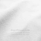 Tissu ameublement - velours Sélect blanc - fauteuil - chaise - canapé coussin banquette salon - rideau - degriftissus.com