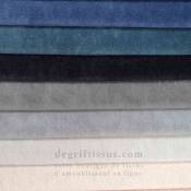 Tissu ameublement - velours Sélect 19 2noir - fauteuil - chaise - canapé coussin banquette salon - rideau - degriftissus.com