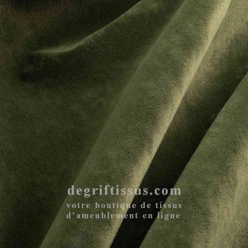 Tissu ameublement - velours Sélect vert clair - fauteuil - chaise - canapé coussin banquette salon - rideau - degriftissus.com