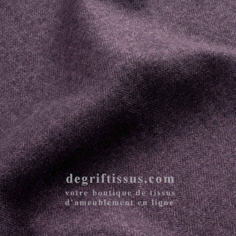 Tissu ameublement - Dublin mauve - recouvrement fauteuil - chaise - canapé coussin banquette salon - rideau - degriftissus.com