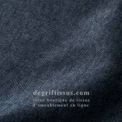 Tissu ameublement - Dublin bleu marine fauteuil - chaise - canapé coussin banquette salon - rideau - degriftissus.com