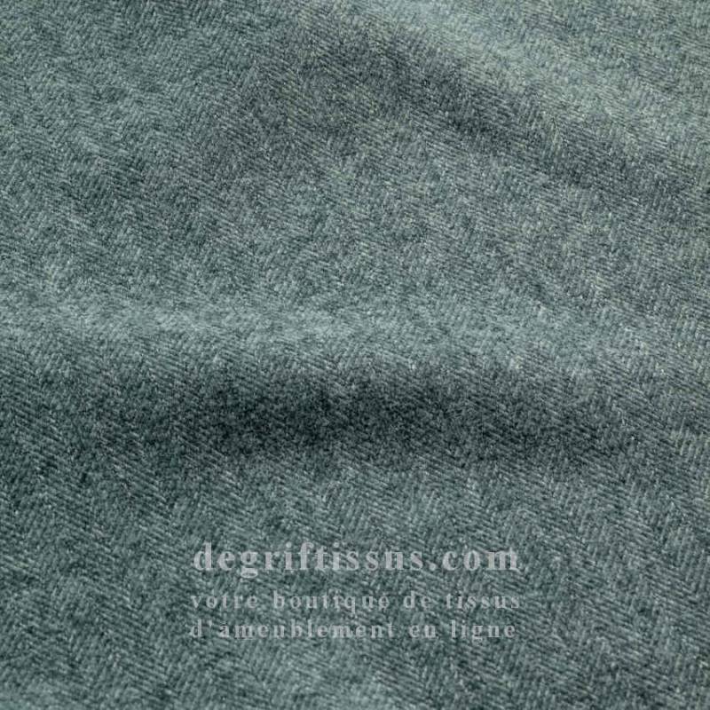 Tissu ameublement - Dublin vert bleuté - fauteuil - chaise - canapé coussin banquette salon - rideau - degriftissus.com