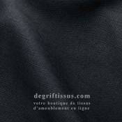 Tissu ameublement - Dublin noir - recouvrement fauteuil - chaise - canapé coussin banquette salon - rideau - degriftissus.com