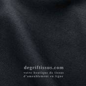 Tissu ameublement - Dublin noir - recouvrement fauteuil - chaise - canapé coussin banquette salon - rideau - degriftissus.com