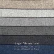 Tissu ameublement - Lerwick 08 gris foncé 2- fauteuil - chaise - canapé coussin banquette salon - rideau - degriftissus.com