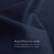 Tissu ameublement - Lerwick 10 bleu marine - fauteuil - chaise - canapé coussin banquette salon - rideau - degriftissus.com