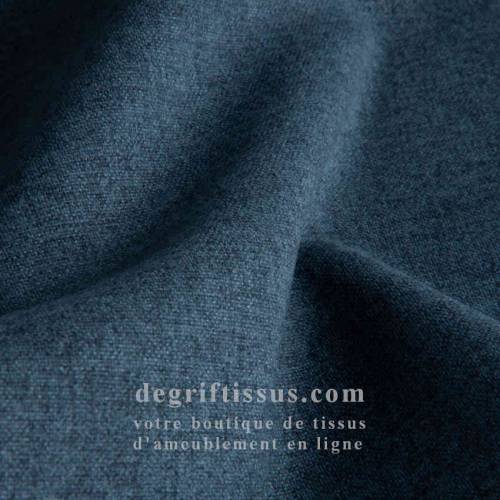 Tissu ameublement - Lerwick bleu minéral - fauteuil - chaise - canapé coussin banquette salon - rideau - degriftissus.com