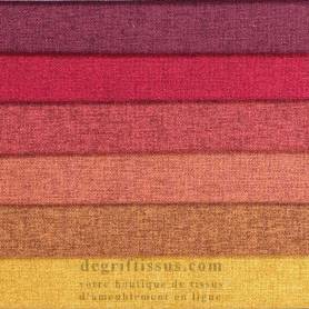 Tissu ameublement - Lerwick 19 brique 2- fauteuil - chaise - canapé coussin banquette salon - rideau - degriftissus.com