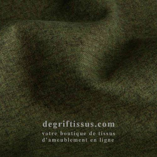 Tissu ameublement - Lerwick vert forêt - fauteuil - chaise - canapé coussin banquette salon - rideau - degriftissus.com
