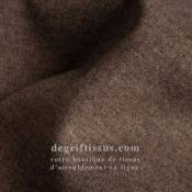 Tissu ameublement - Lerwick marron foncé - fauteuil - chaise - canapé coussin banquette salon - rideau - degriftissus.com