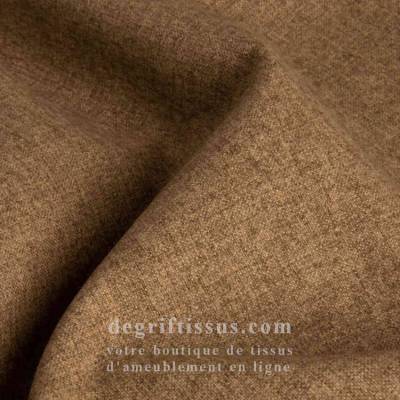 Tissu ameublement - Lerwick 28 noisette - fauteuil - chaise - canapé coussin banquette salon - rideau - degriftissus.com