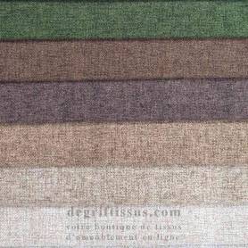Tissu ameublement - Lerwick 28 noisette 2- fauteuil - chaise - canapé coussin banquette salon - rideau - degriftissus.com