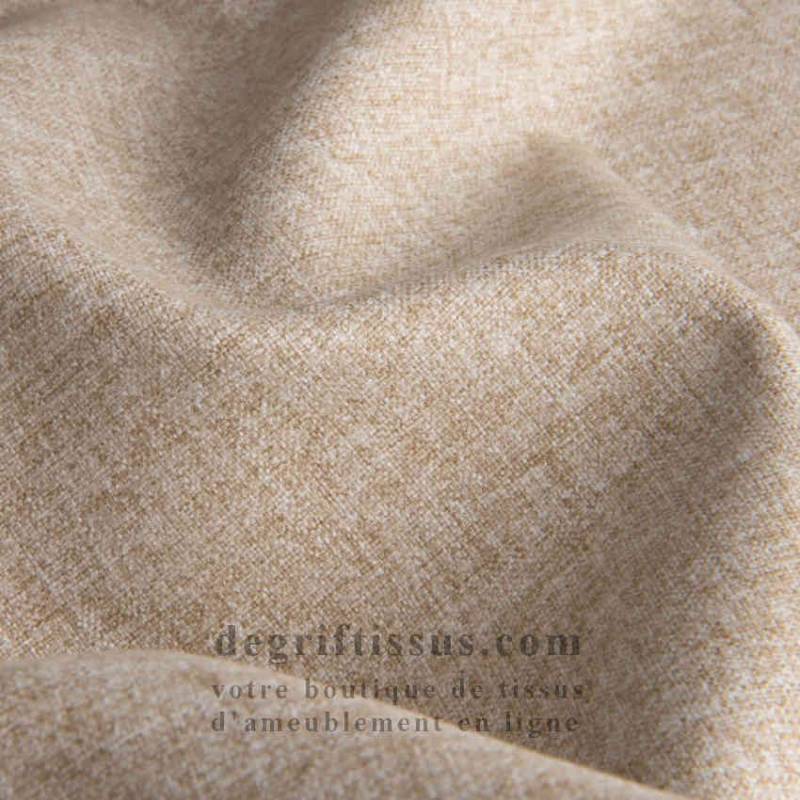 Tissu ameublement - Lerwick beige - fauteuil - chaise - canapé coussin banquette salon - rideau - degriftissus.com