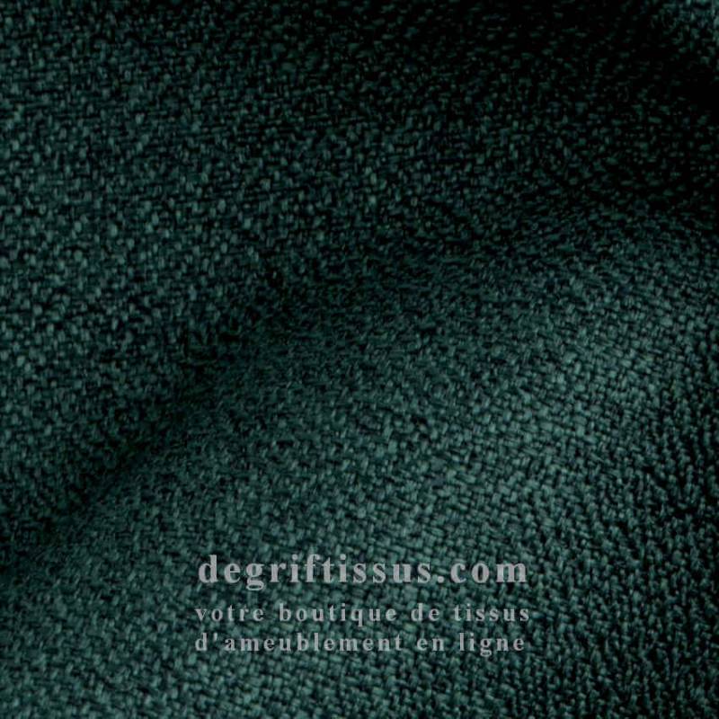 Tissu ameublement - Olga vert forêt - fauteuil - chaise - canapé coussin banquette salon - rideau - degriftissus.com