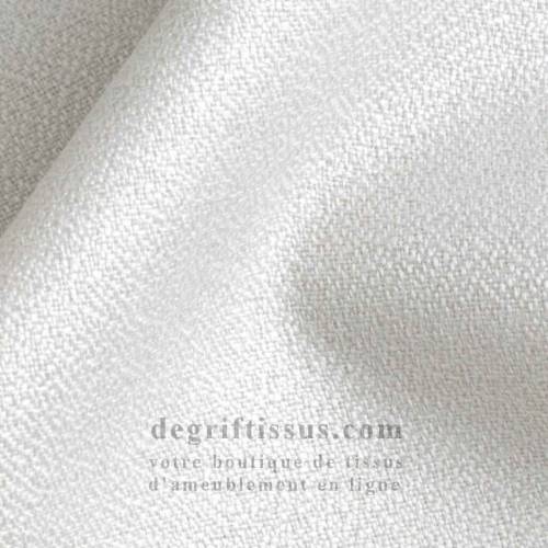Tissu ameublement - Olga blanc - fauteuil - chaise - canapé coussin banquette salon - rideau - degriftissus.com