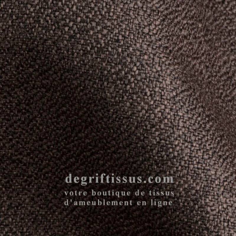 Tissu ameublement - Olga marron - fauteuil - chaise - canapé coussin banquette salon - rideau - degriftissus.com