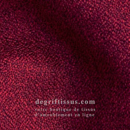 Tissu ameublement - Olga rouge - fauteuil - chaise - canapé coussin banquette salon - rideau - degriftissus.com
