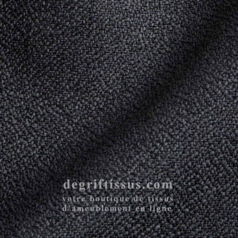 Tissu ameublement - Olga gris anthracite - fauteuil - chaise - canapé coussin banquette salon - rideau - degriftissus.com