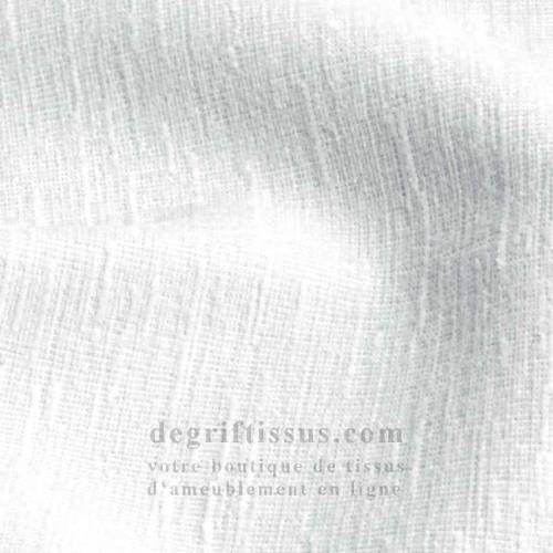 Tissu ameublement - Muria blanc - fauteuil - chaise - canapé coussin banquette salon - rideau - degriftissus.com
