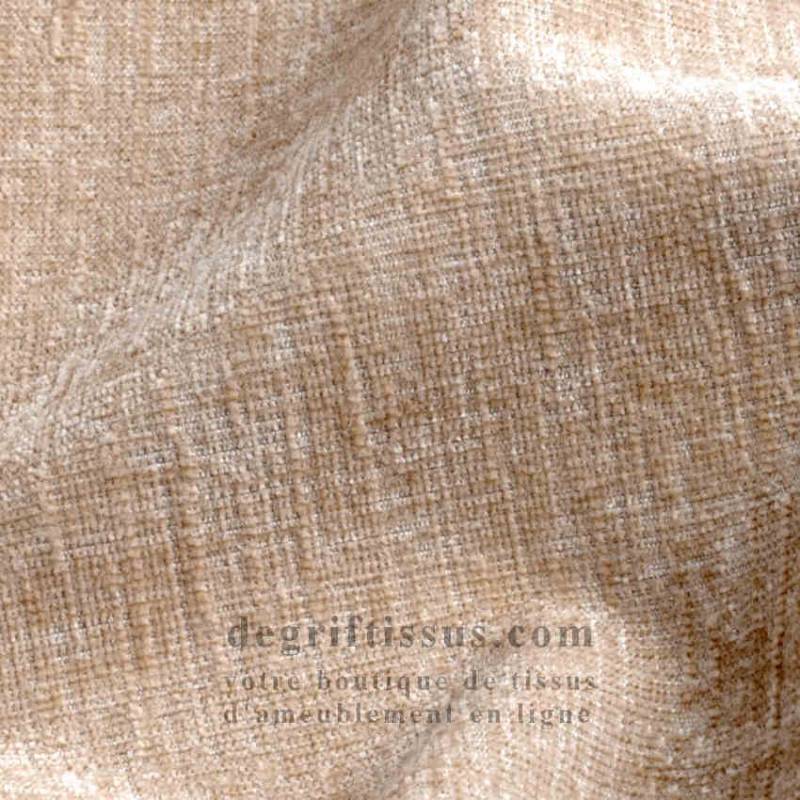 Tissu ameublement - Muria beige - fauteuil - chaise - canapé coussin banquette salon - rideau - degriftissus.com