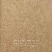 Tissu ameublement - Cuir craquelé beige - recouvrement - siège - coussins - degriftissus.com