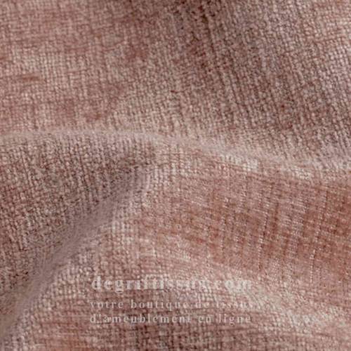 Tissu ameublement - Muria rose - fauteuil - chaise - canapé coussin banquette salon - rideau - degriftissus.com