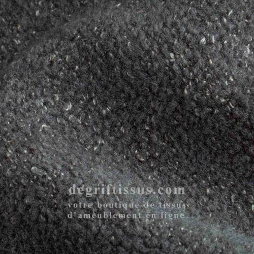 Tissu ameublement - Paradis gris anthracite - fauteuil - chaise - canapé coussin banquette salon - rideau - degriftissus.com