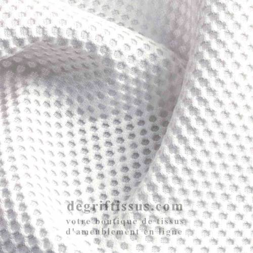 Tissu ameublement - Titan blanc - fauteuil - chaise - canapé coussin banquette salon - rideau - degriftissus.com