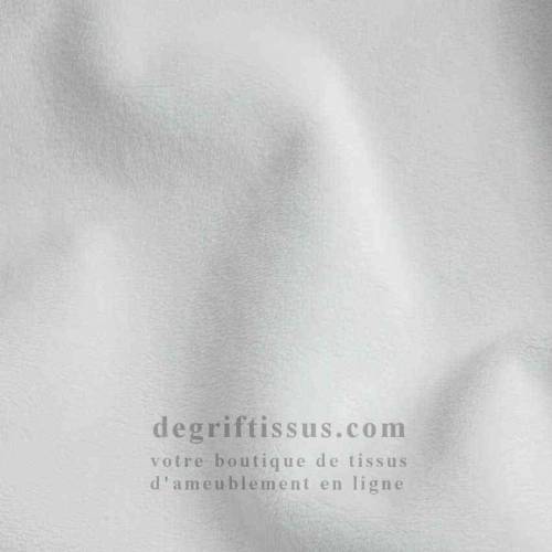Tissu ameublement - Velours Agate blanc - fauteuil - chaise - canapé coussin banquette salon - rideau - degriftissus.com