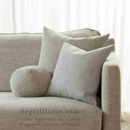 Tissu ameublement - Structuré lin Meir 4 - fauteuil - chaise - canapé coussin banquette salon - rideau - degriftissus.com