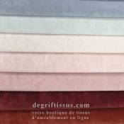 Tissu ameublement - velours Sélect 24 2- fauteuil - chaise - canapé coussin banquette salon - rideau - degriftissus.com