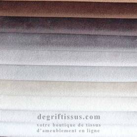 Tissu ameublement - velours Jaspe 45 2- fauteuil - chaise - canapé coussin banquette salon - rideau - degriftissus.com