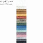 Tissu ameublement - Velours grosse côte blanc 3- chaises - fauteuils - coussins - tête de lit - double rideau