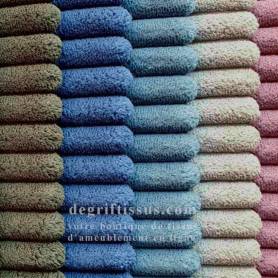 Tissu ameublement - Velours grosse côte vert clair 2- chaises - fauteuils - coussins - tête de lit - double rideau