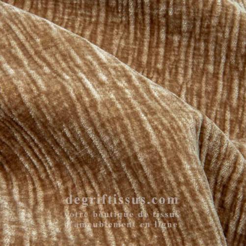 Tissu ameublement - Velours tridimensionnel Jungle 06 - siège - fauteuil - canapé - coussin - rideau - nappe - degriftissus.com