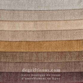 Tissu ameublement - Structuré Toucher Velours Piérie 10 2- siège - fauteuil - canapé - coussin - rideau - degriftissus.com