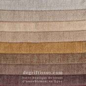Tissu ameublement - Structuré Toucher Velours Piérie 11 2- siège - fauteuil - canapé - coussin - rideau - degriftissus.com