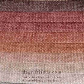 Tissu ameublement - Structuré Toucher Velours Piérie 14 2- siège - fauteuil - canapé - coussin - rideau - degriftissus.com