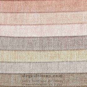 Tissu ameublement - Structuré Toucher Velours Piérie 19 2- siège - fauteuil - canapé - coussin - rideau - degriftissus.com
