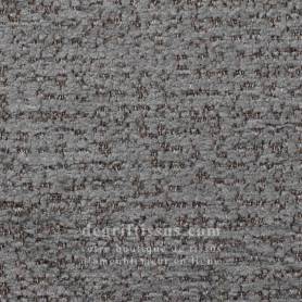 Tissu ameublement chenillé bouclé Aurore 24 gris clair - pour siège - fauteuil - chaise - coussin - canapé - rideau - tenture