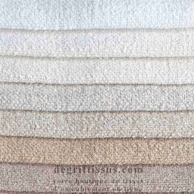 Tissu ameublement - Texturé hybride bouclé chenillé Toma 01 2- fauteuil - chaise - canapé - coussin - rideau - degriftissus.com