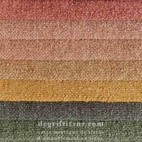 Tissu ameublement - Texturé hybride bouclé chenillé Toma 17 2- fauteuil - chaise - canapé - coussin - rideau - degriftissus.com