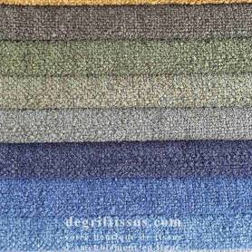 Tissu ameublement - Texturé hybride bouclé chenillé Toma 19 2- fauteuil - chaise - canapé - coussin - rideau - degriftissus.com