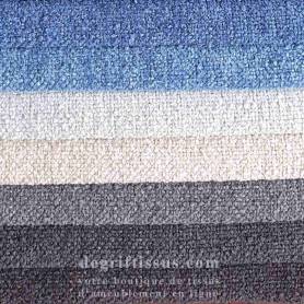 Tissu ameublement - Texturé hybride bouclé chenillé Toma 28 2- fauteuil - chaise - canapé - coussin - rideau - degriftissus.com