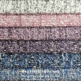 Tissu ameublement - Structuré chenillé bouclé Bohème 26 2- fauteuil - chaise - canapé coussin salon - rideau - degriftissus.com