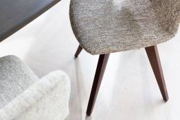 Tissu ameublement - Structuré chenillé bouclé Boho pente 1 - fauteuil chaise - canapé coussin salon - rideau - degriftissus.com