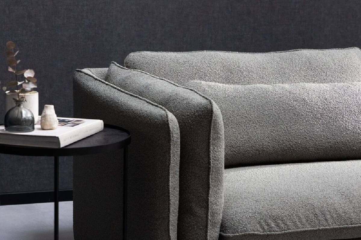 Tissu ameublement - Bouclette Copenhagen pente 1 - fauteuil chaise - canapé coussin banquette salon - rideau - degriftissus.com