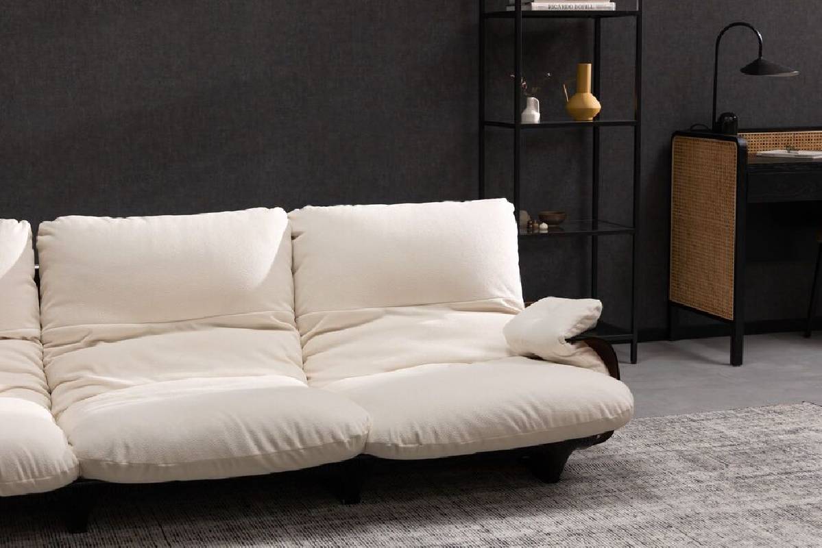 Tissu ameublement - microfibre gaufrée Pebble pente 1 - fauteuil chaise canapé coussin salon rideau - degriftissus.com