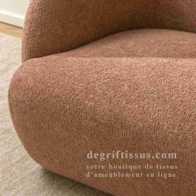 Tissu ameublement - Bouclette Colorado pente 2 - fauteuil chaise canapé coussin banquette salon rideau - degriftissus.com