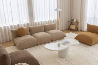 Tissu ameublement - Structuré Toucher Velours Olympus pente 1 - fauteuil chaise canapé coussin salon rideau - degriftissus.com